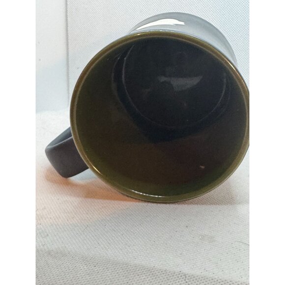 Starbucks 2011 Vespa Mopad Scooter Matte Black Olive Green Mug - Picture 3 of 7